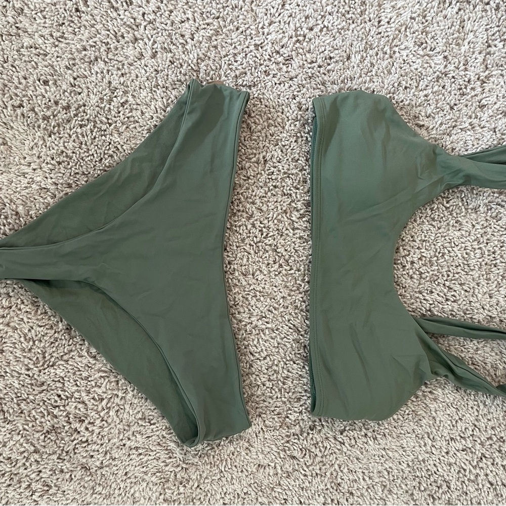 SHEIN Olive Swimwear Set